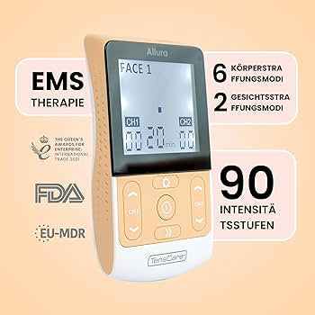 TensCare Allura Face & Body Toning Wrinkle Reduction EMS