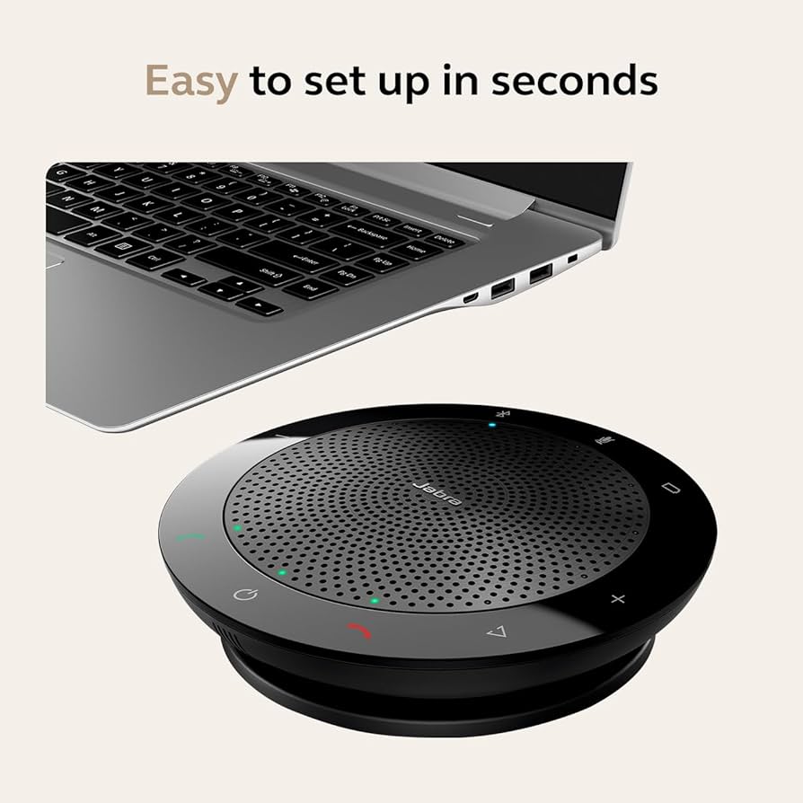 Jabra Speak 510 Portable, USB or Wireless Bluetooth Speaker