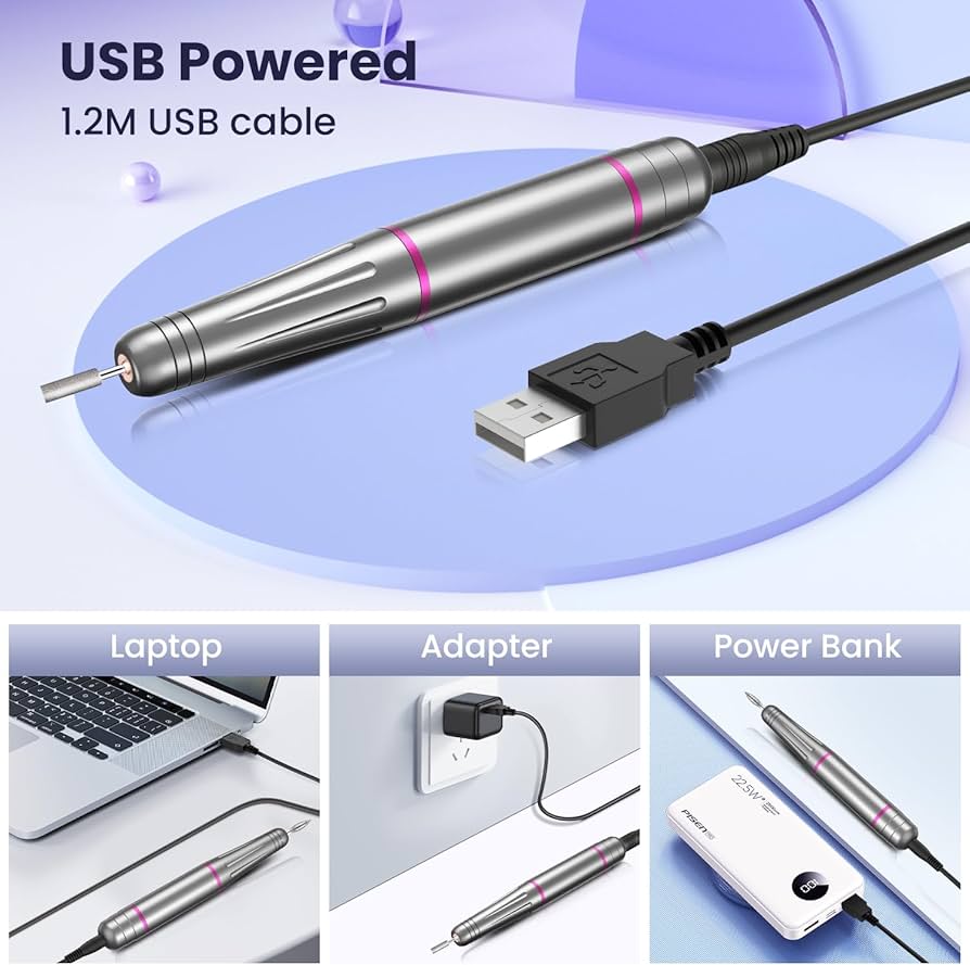 Electric Nail Files, Professional Nail Drill Machine