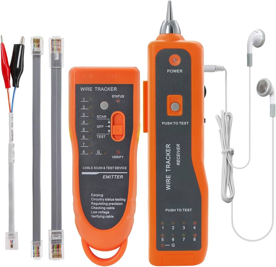 Wire Tester RJ45 RJ11 Cable Tracker Line Finder