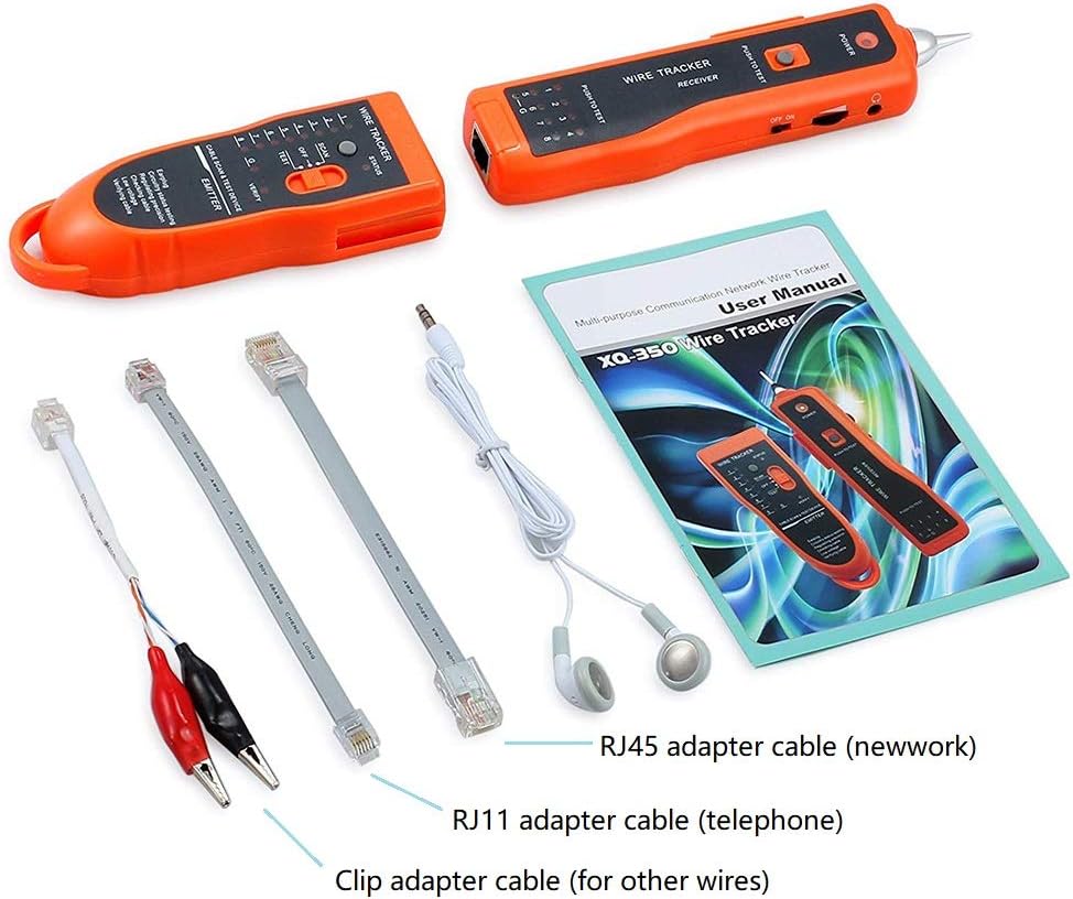 Wire Tester RJ45 RJ11 Cable Tracker Line Finder