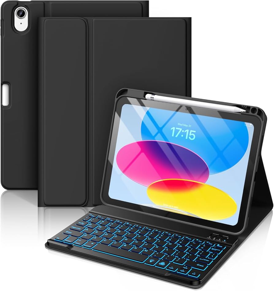 iPad A16 11th / 10th Generation Case with Keyboard case
