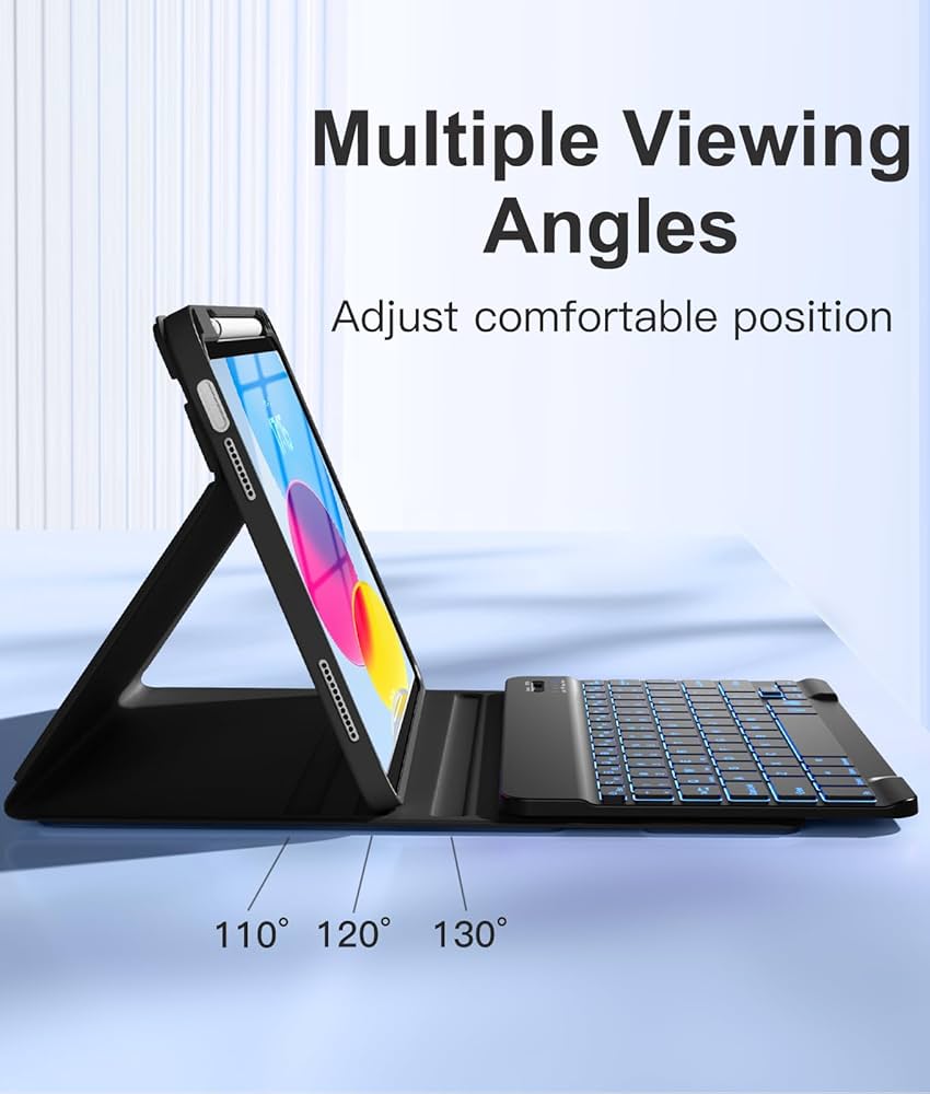 iPad A16 11th / 10th Generation Case with Keyboard case