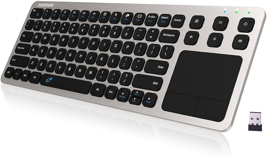 Arteck 2.4G Wireless Touch tv keyboard