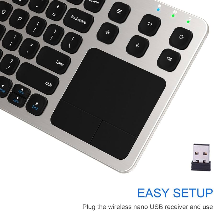 Arteck 2.4G Wireless Touch tv keyboard