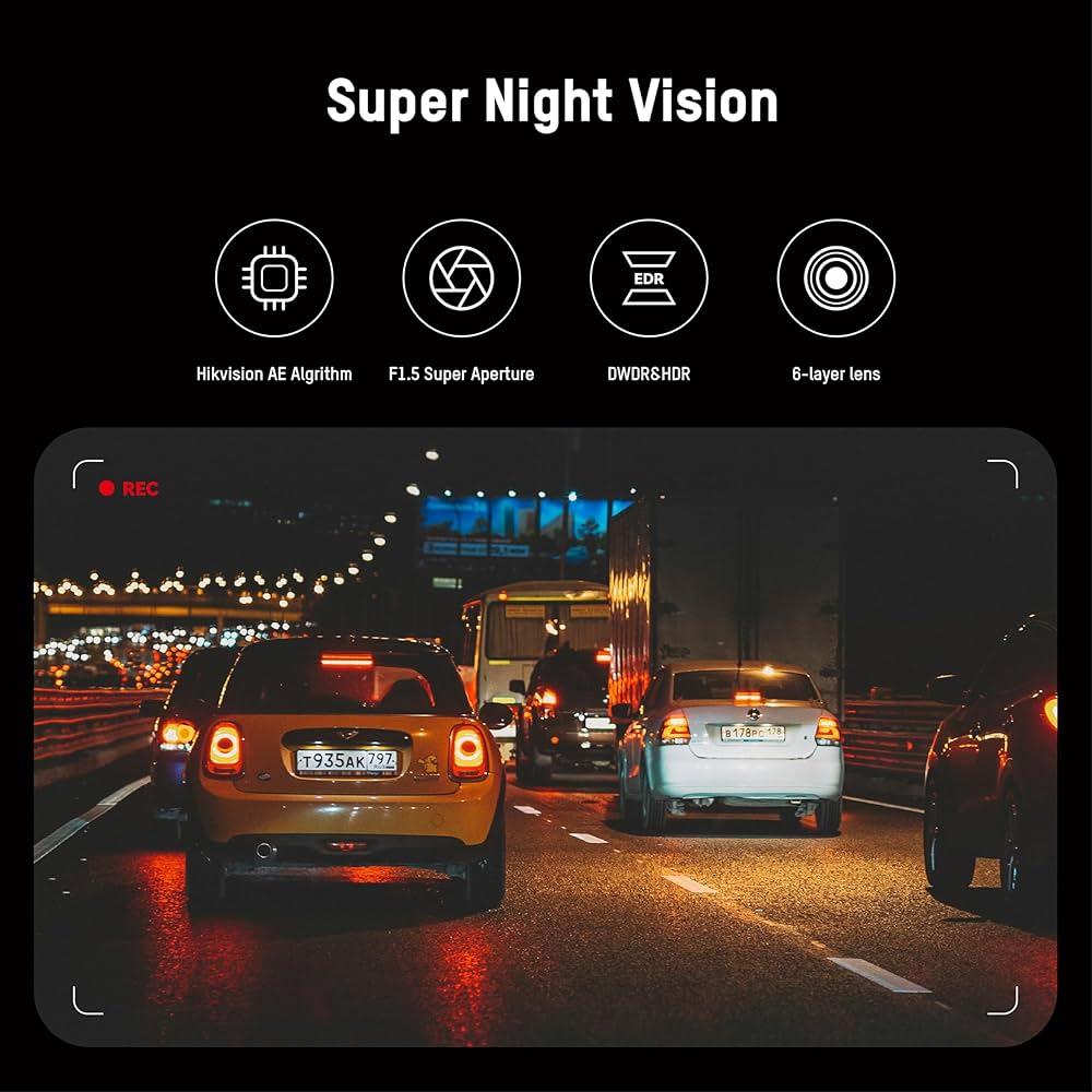 Hikvision C8Pro 4K Dash Camera