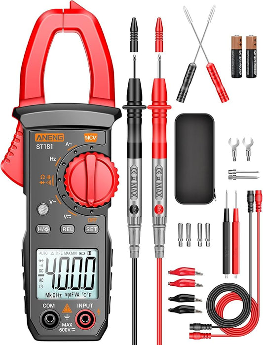ANENG Digital Clamp Meter Multimeter Tester 4000 Counts