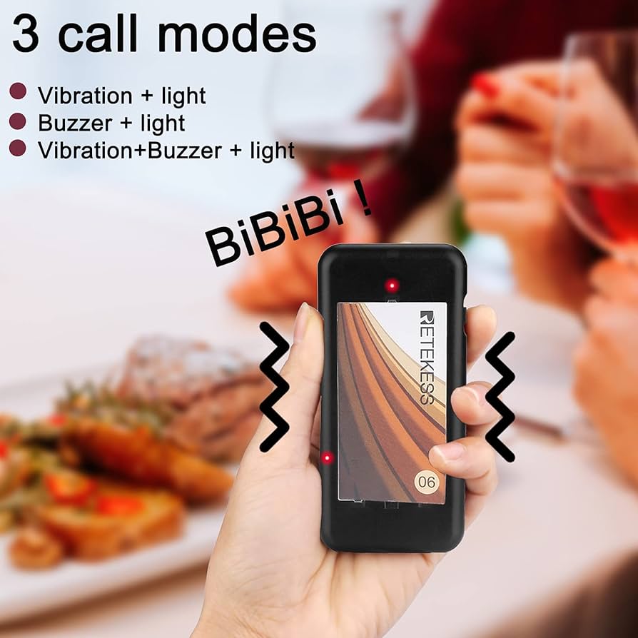 Retekess TD174 Restaurant Pager System 500M Restaurant Buzzer