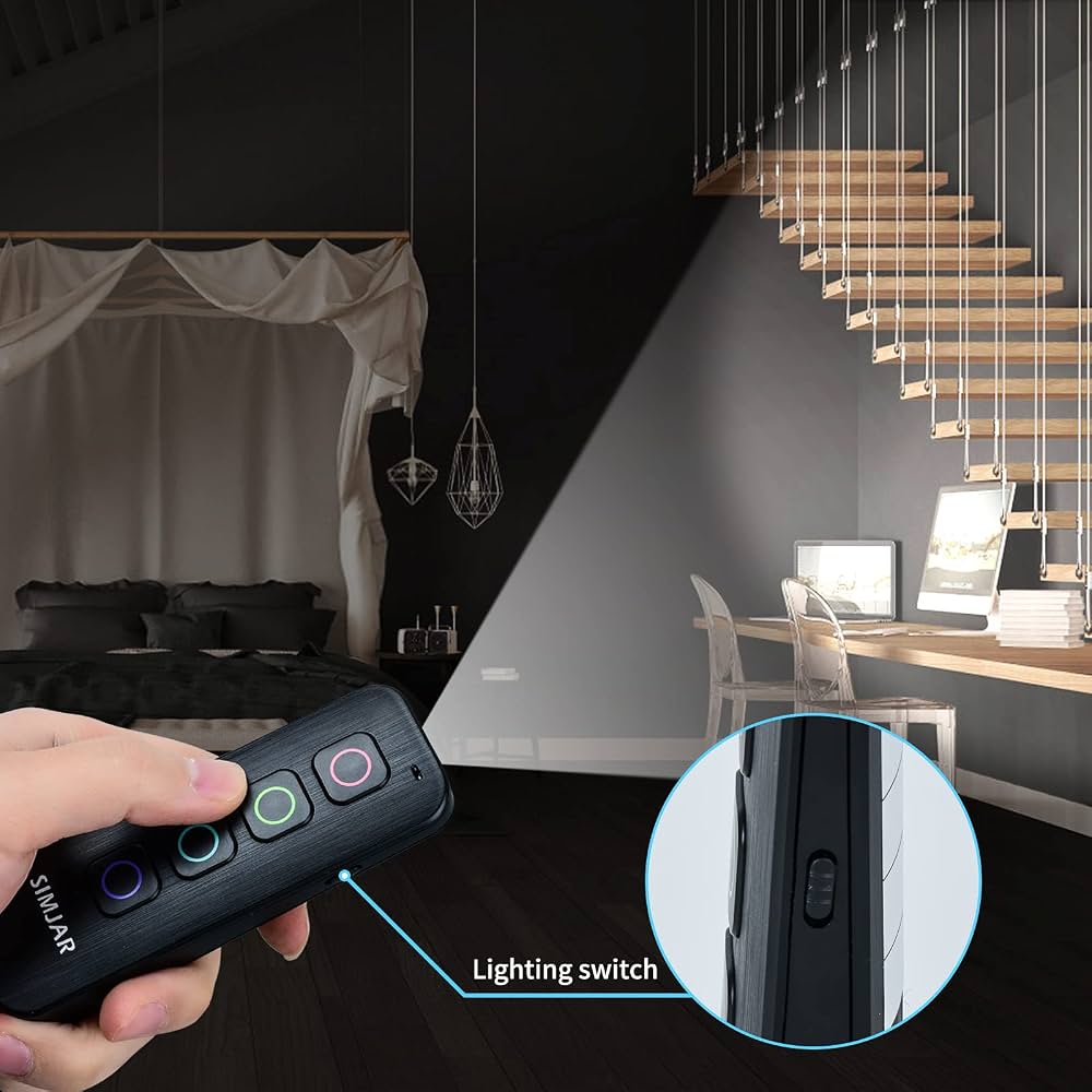 SIMJAR Rechargeable Key Finder with Flashlight