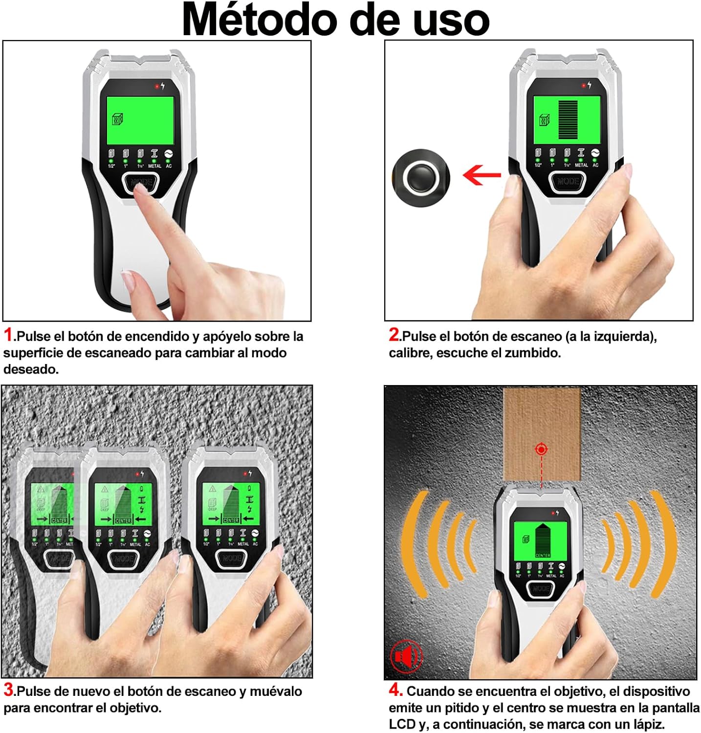 Wall Detector 5 in 1 Wall Scanner Stud Sensor