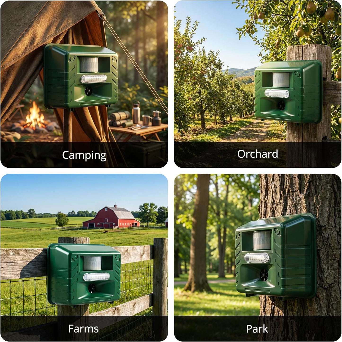 ASPECTEK Yard Sentinel Ultrasonic Animal Repeller with Remote Control