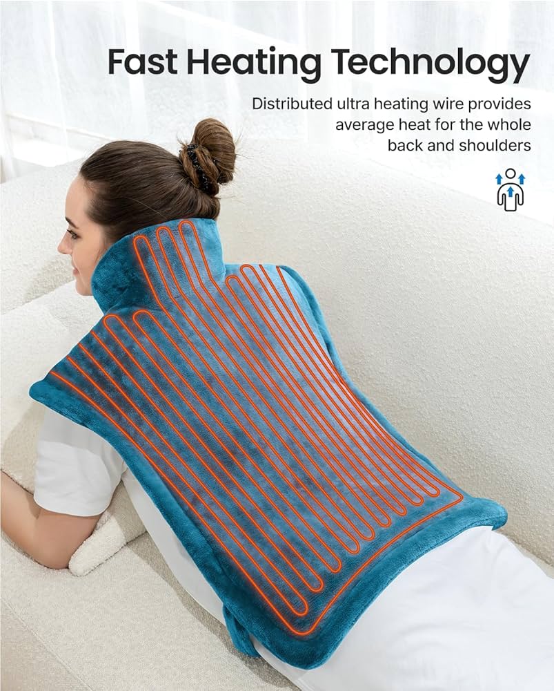 RENPHO Electric Heating Pad 6 Heat Levels for Neck Shoulder and Back