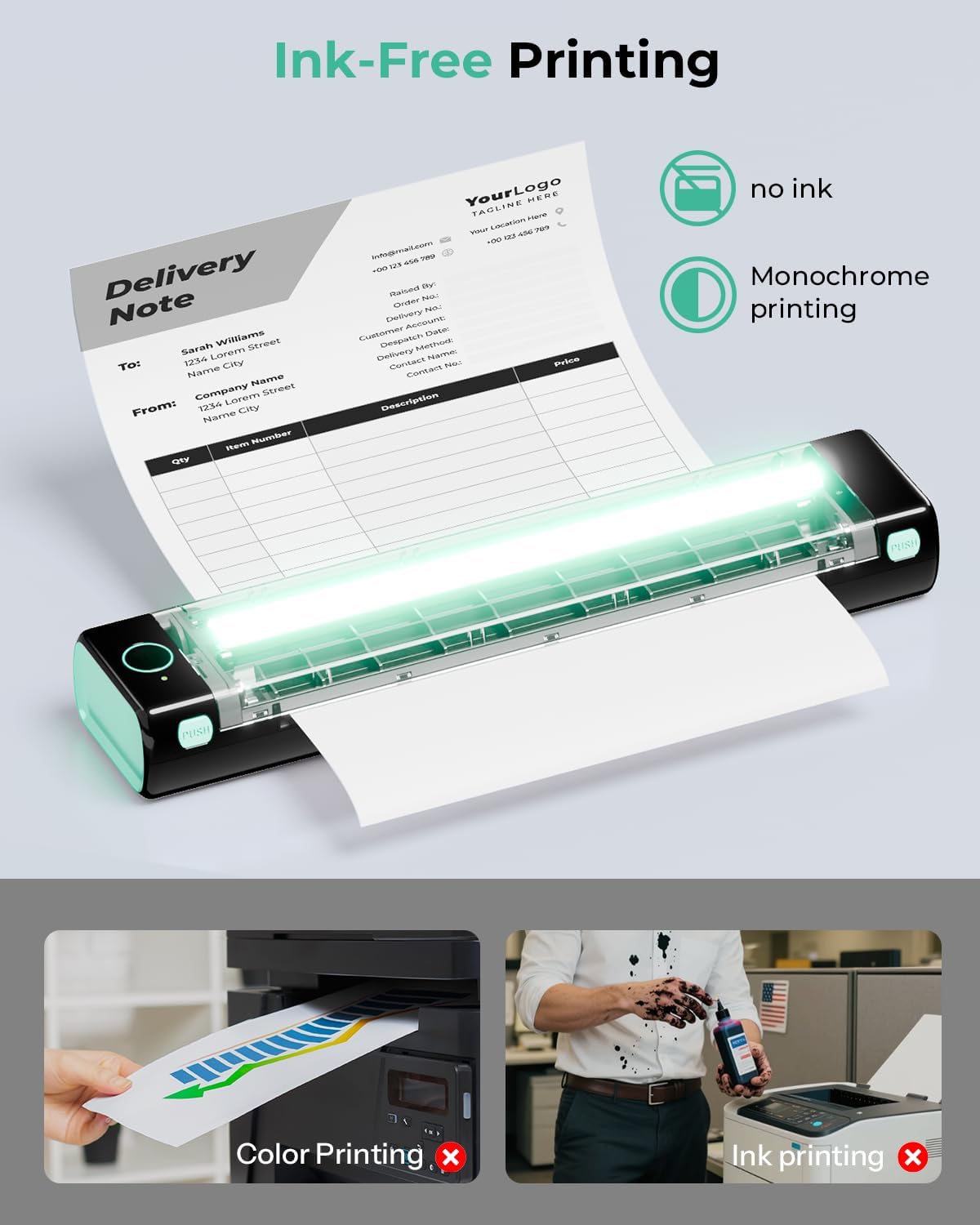 Phomemo Thermal Bluetooth Portable Printer Wireless for Travel