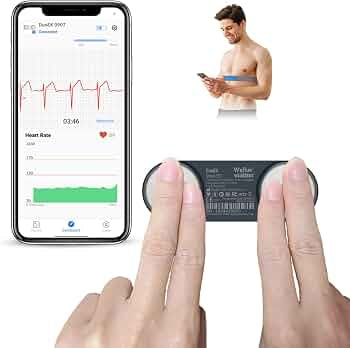 Wellue DuoEK ECG Heart Chest Bracelet Portable ECG Monitor