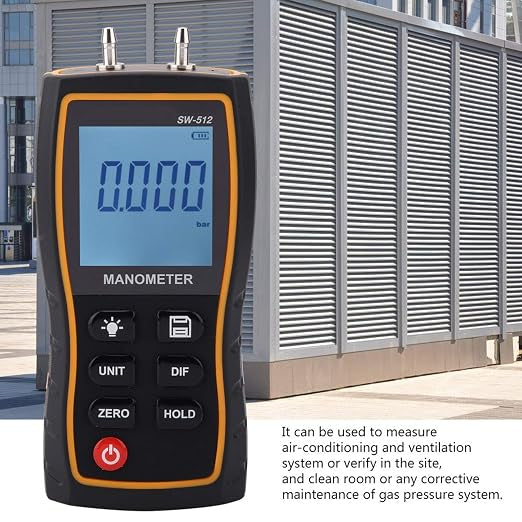 SW512C High Accuracy Air Pressure Digital ManoMeter
