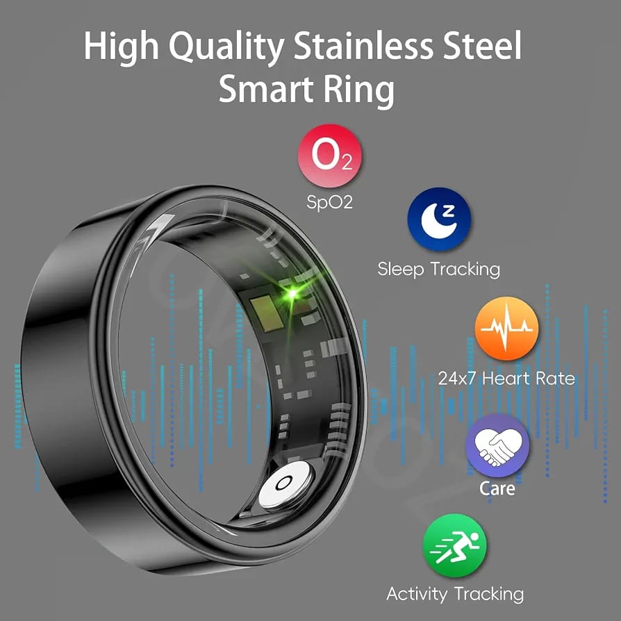 Smart Ring Health Tracker, Fitness Sleep