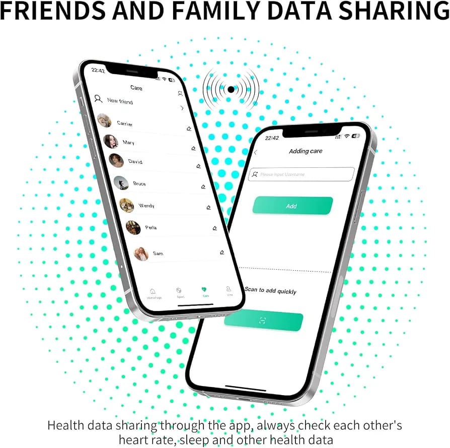Smart Ring Health Tracker, Fitness Sleep