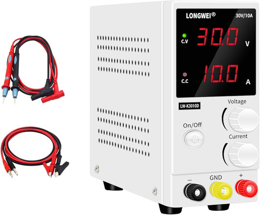 LONGWEI DC Power Supply Variable,0-30 V / 0-10 A