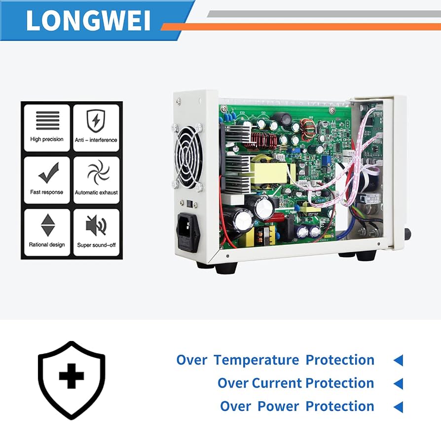 LONGWEI DC Power Supply Variable,0-30 V / 0-10 A