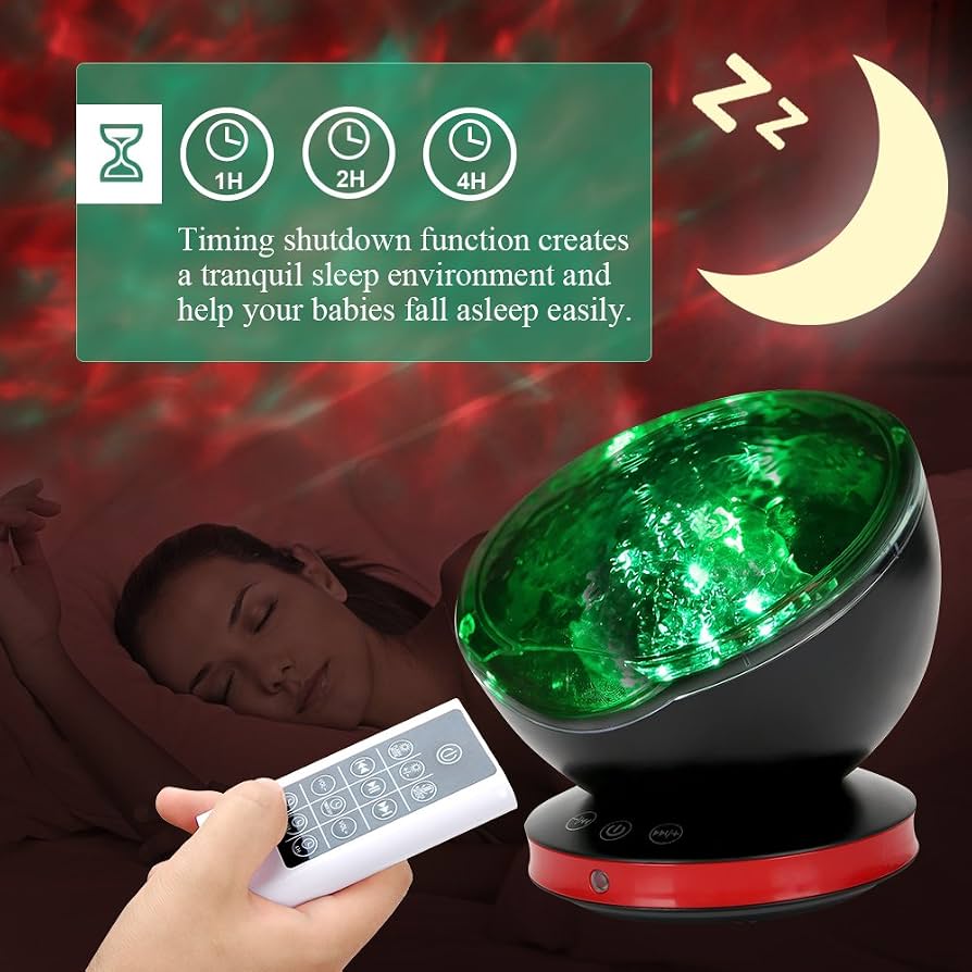 Ocean Wave Projector Night Light Lamp