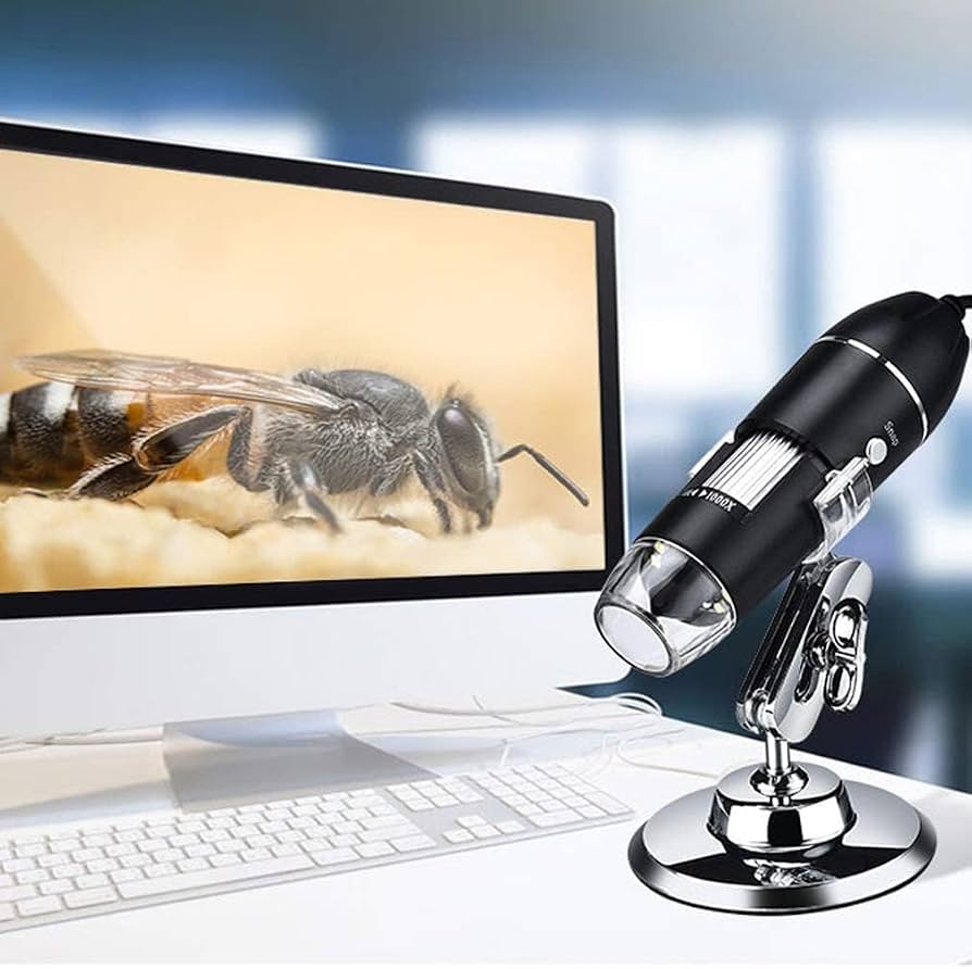 USB Digital Microscope 1600x 8 LED Magnification Endoscope Camera