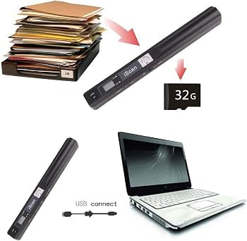Scanner Mini Handheld Document Scanner