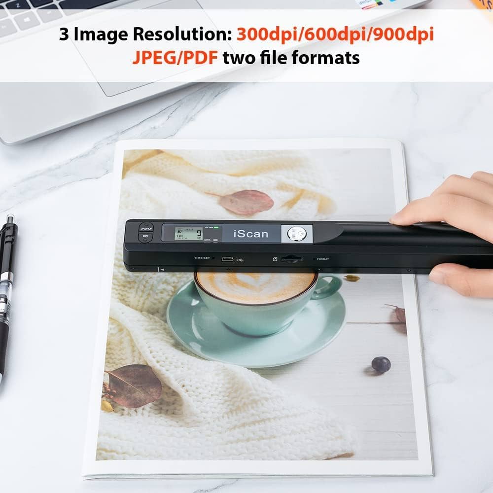 Scanner Mini Handheld Document Scanner