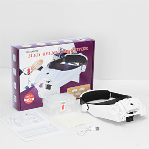 Headband Lighted Magnifying Glasses with Led Light
