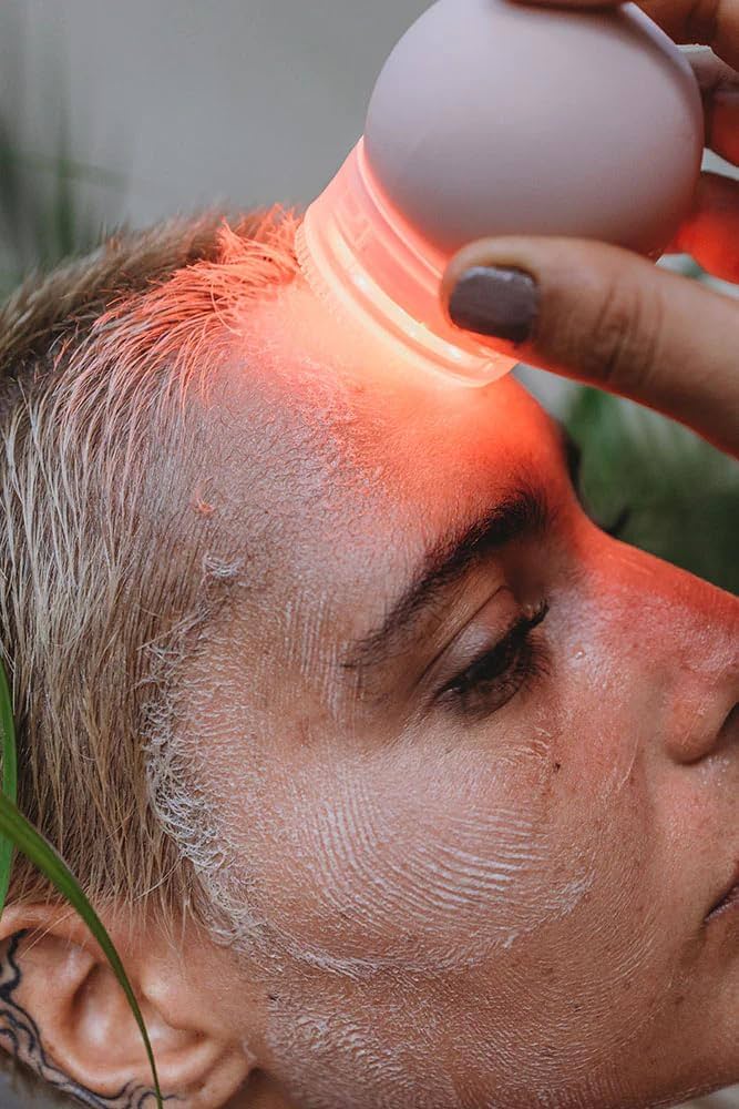 LEDA Red Light Therapy LED Silicone Face Scrubber