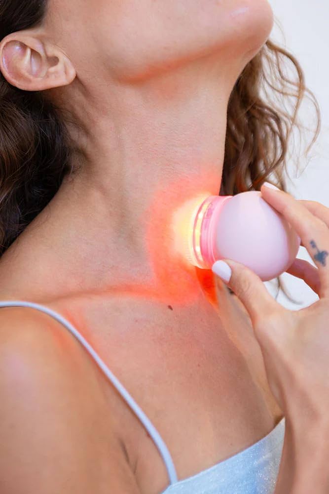 LEDA Red Light Therapy LED Silicone Face Scrubber