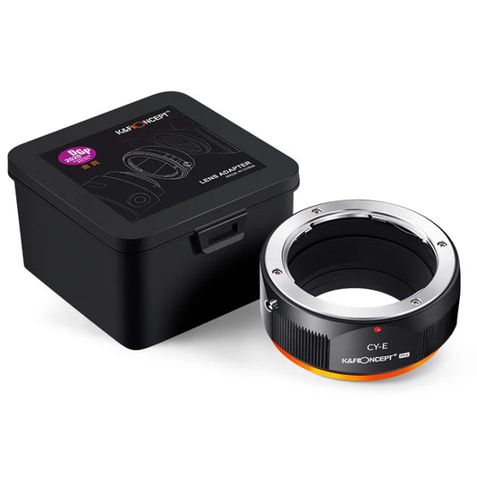 K&F Concept CY-E Adapter Pro for Contax Yashica CY Mount Lens to Sony E a6000 a7R2 A73 A7R4 Lens Adaptor Adapter