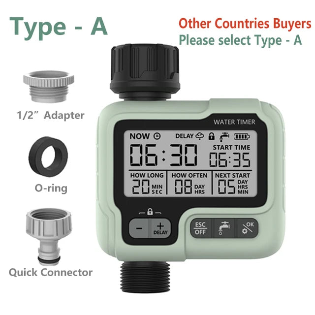 Automatic Water Timer Garden Digital Irrigation Machine Intelligent Sprinkler