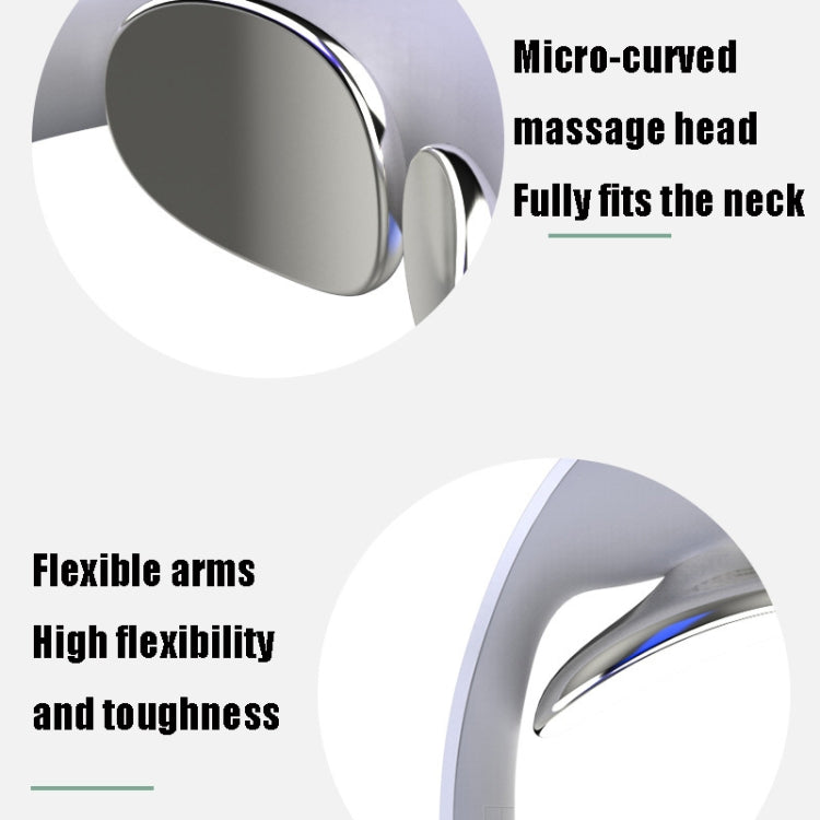 Cervical Vertebra Massager Mini Folding Meridian Neck Protection Physiotherapy, Size: 159x129x61.5 mm(Gray)