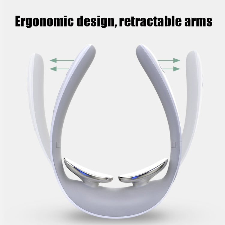 Cervical Vertebra Massager Mini Folding Meridian Neck Protection Physiotherapy, Size: 159x129x61.5 mm(Gray)