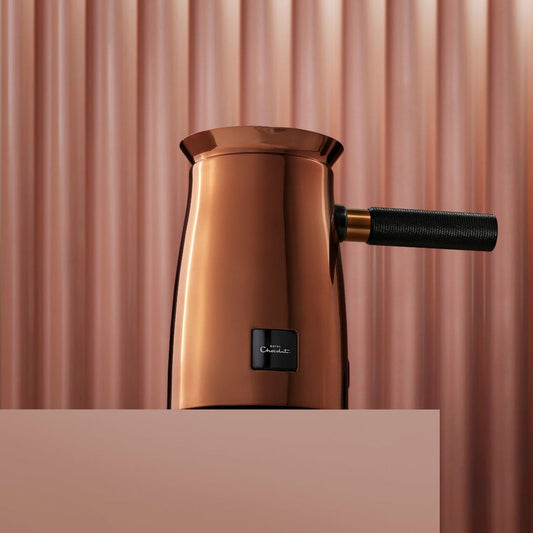Hotel Chocolat 472726AM Copper Velvetiser Hot Chocolat Maker, Aluminium