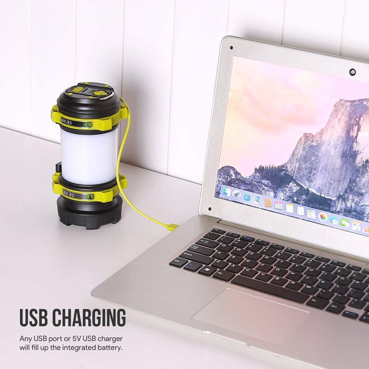 THE LED Camping Light, Rechargeable 2600mAh Camping Lantern