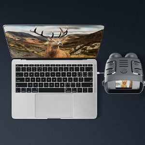 Night Vision Goggles, R18 Digital Night Vision Binoculars for Total Dark, 2.4'' 1080p Photo & Video Infrared Night Vision Scope for Hunting Travel Surveillance