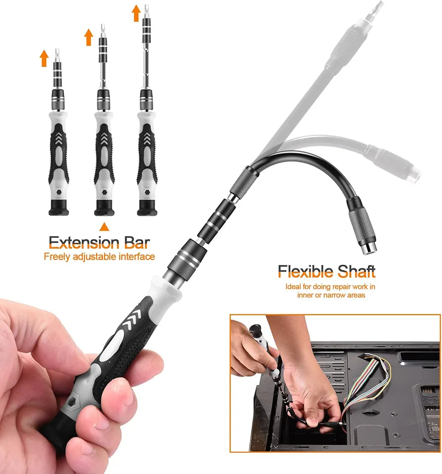 Precision Screwdriver Set, Premium 115 in 1 Magnetic Repair Tool Kit