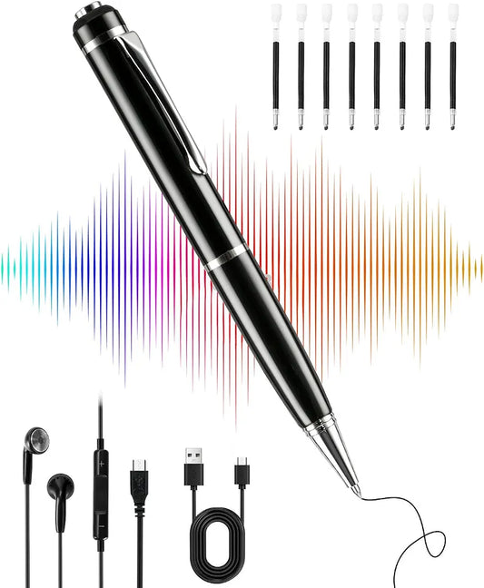 Digital Voice Recorder 64 GB 768 Hours Capacity Noise Reduction