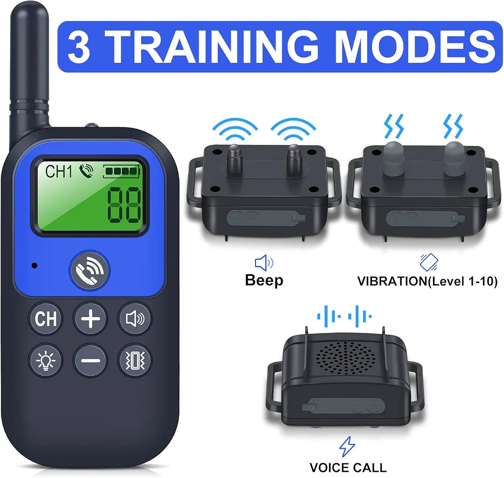 Nestling Rechargeable Remote Dog Training Collar