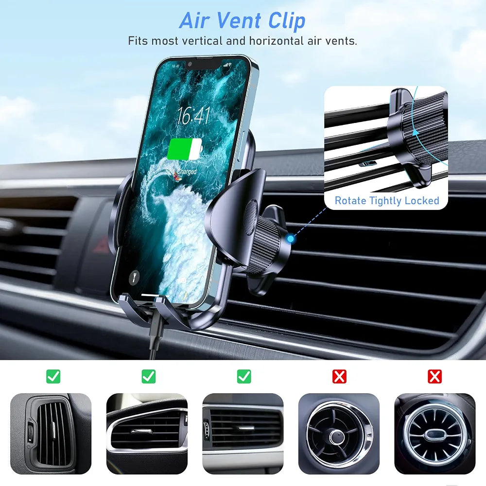Blukar Car Phone Holder 360 Adjustable