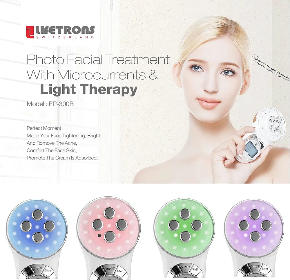 Lifetrons Photon Facial Treatment with Microcurrents & Light Therapy