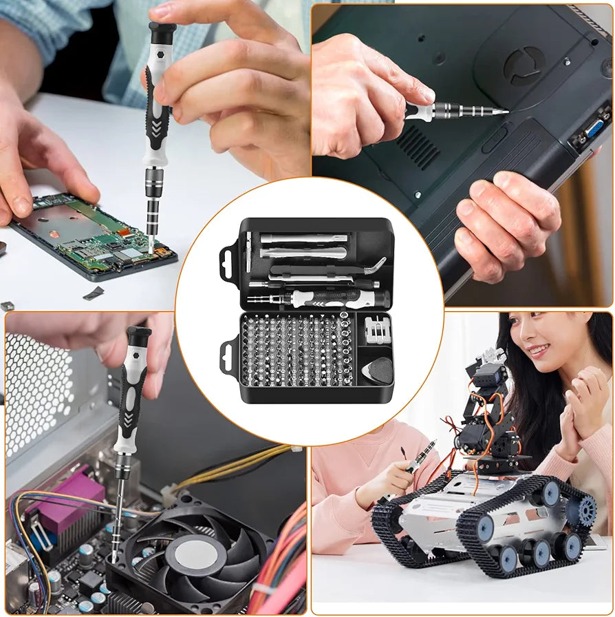Precision Screwdriver Set, Premium 115 in 1 Magnetic Repair Tool Kit