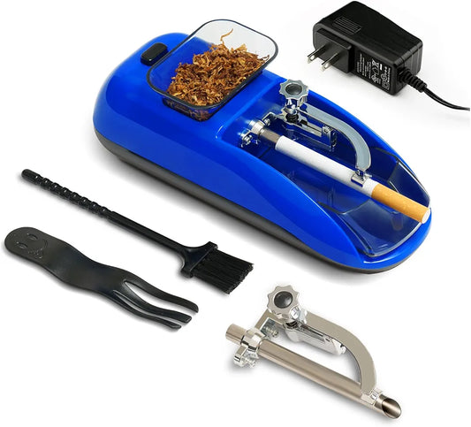 Electric Cigarette Rolling Machine, Automatic Cigarette Rolling Machine, Automatic Tobacco Roller Maker, Suitable for 8 and 6.5 MM Diameter Size Cigarette Paper Tube …