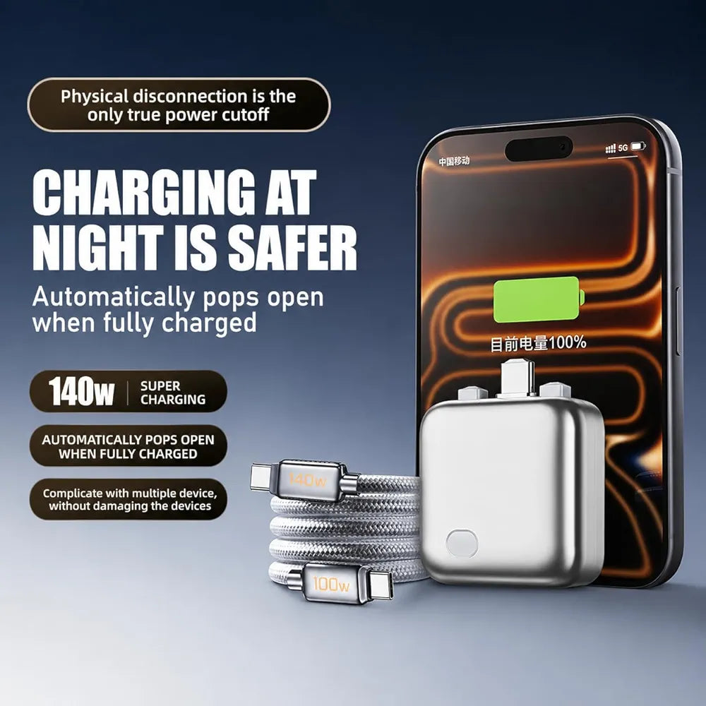 Auto Power Disconnector Automatically Pops Out After Full  Charge