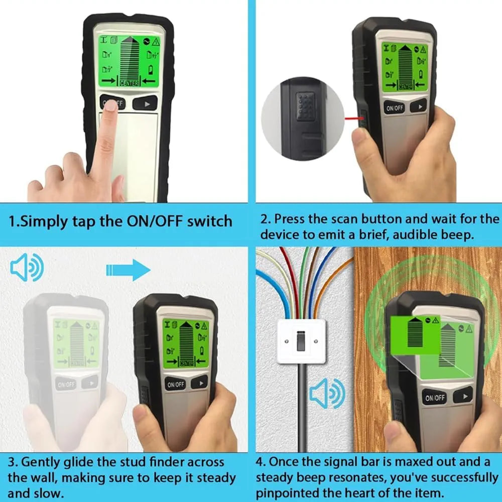 Wall Scanner Stud Finder Wall Scanner 4in1