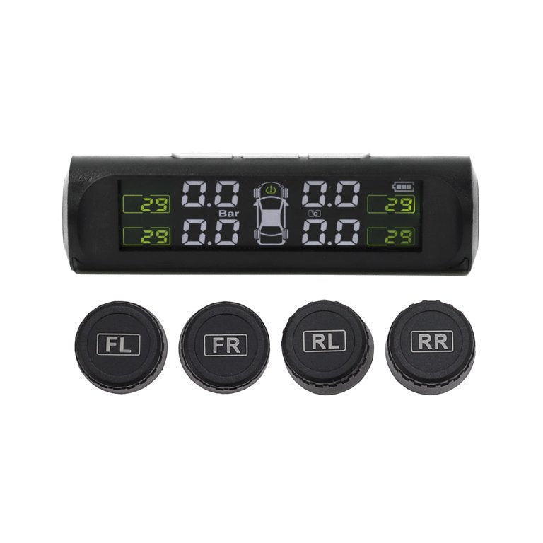 Tire Pressure Monitoring System Kit Solar Wireless