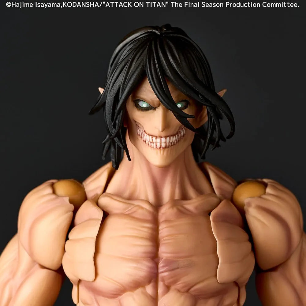 Revoltech Amazing Yamaguchi Attack on Titan Eren Yeager Action Figure