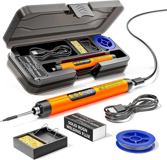 Soldering Iron Cord Rosin Stand Storage Case