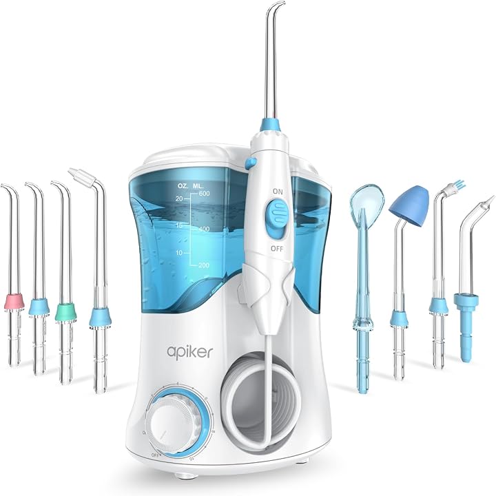 Apiker Water Flosser Electric Oral Irrigator for Dental Plaque Removal